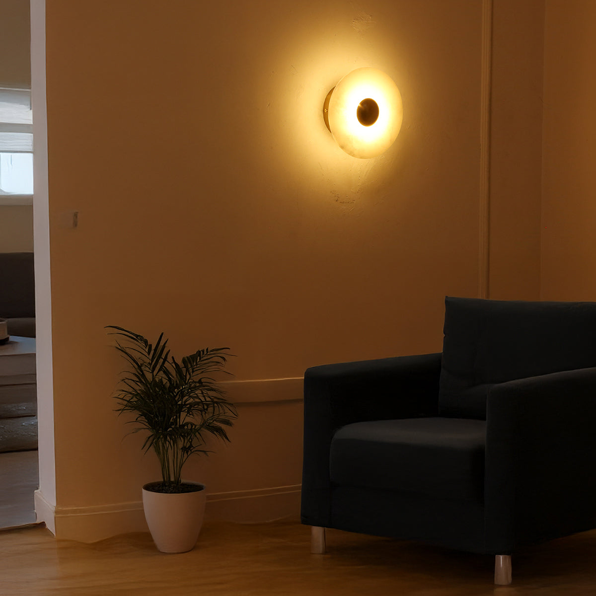Marble Aura Small (3 Colour) LED Wall Light